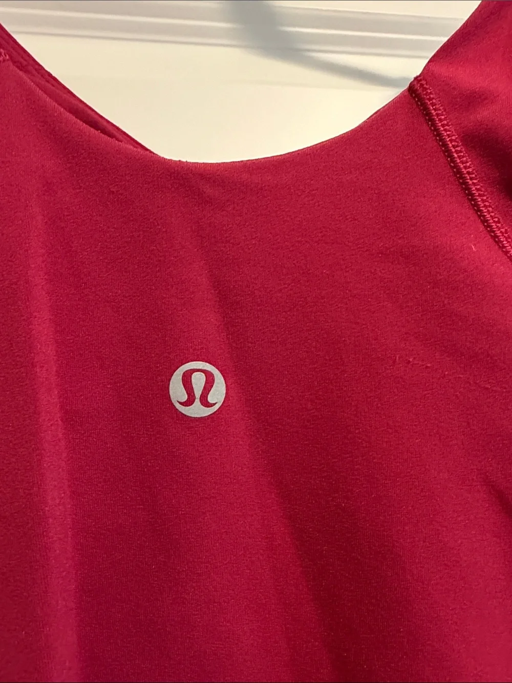 Lululemon Align Tank Top in Pomegranate